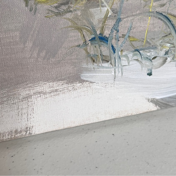 Vintage Original Beachscape by Artist John Szekes 20 x 16 Unsigned Incomplete - Picture 4 of 11